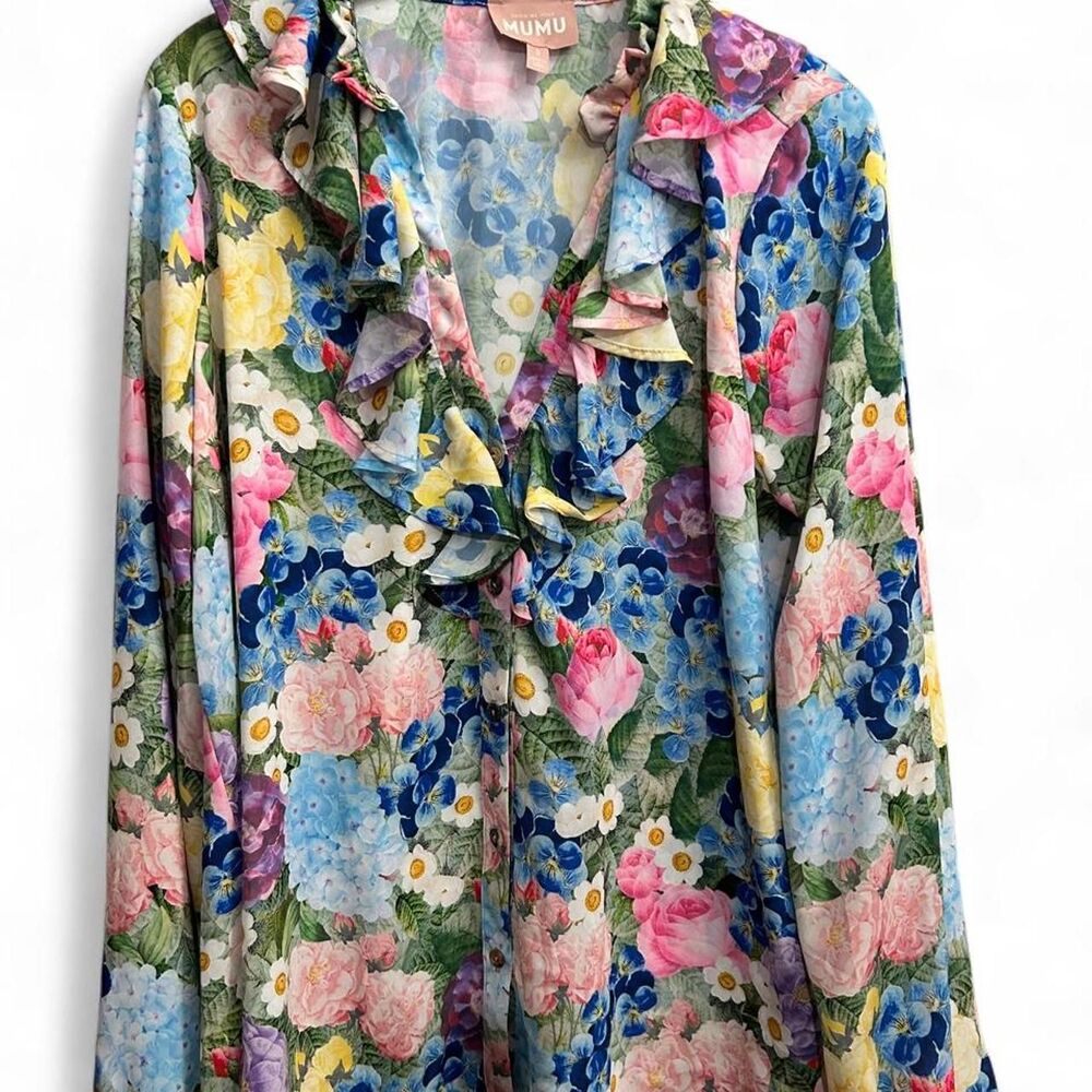 Show-me-your-mumu Women's multi Blouse